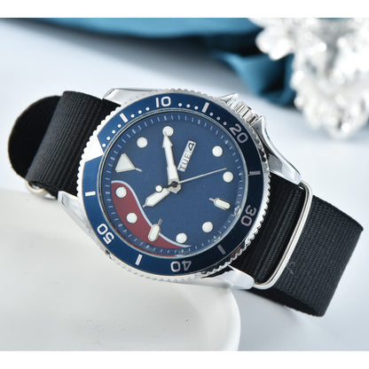 Orologio calendario doppio da uomo
