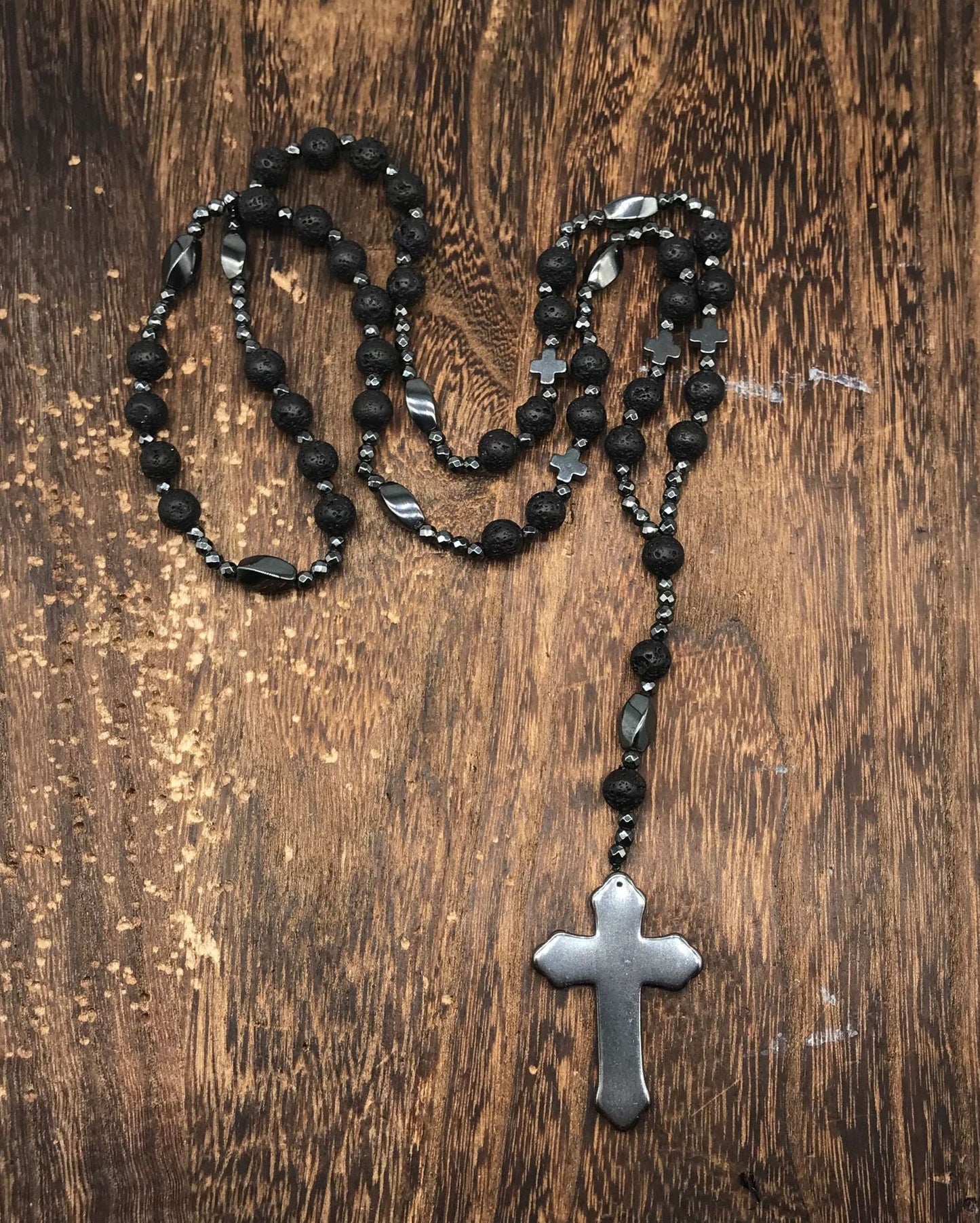 Collana croce religiosa da uomo