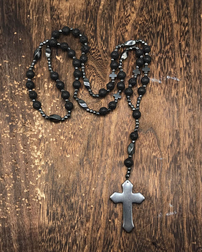 Collana croce religiosa da uomo