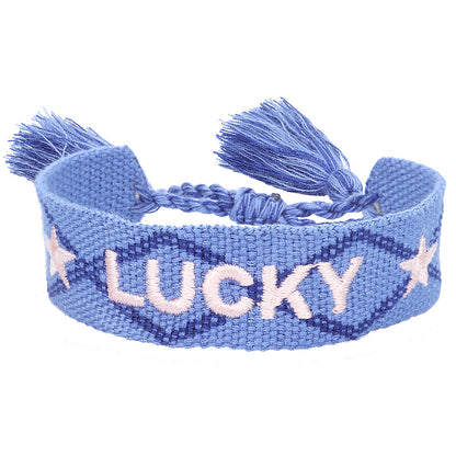 Bracciale coppia con ricamo