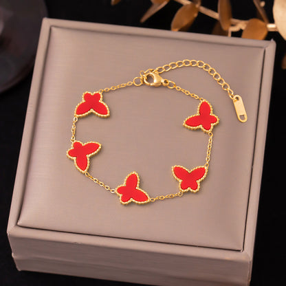 Bracciale farfalla titanio