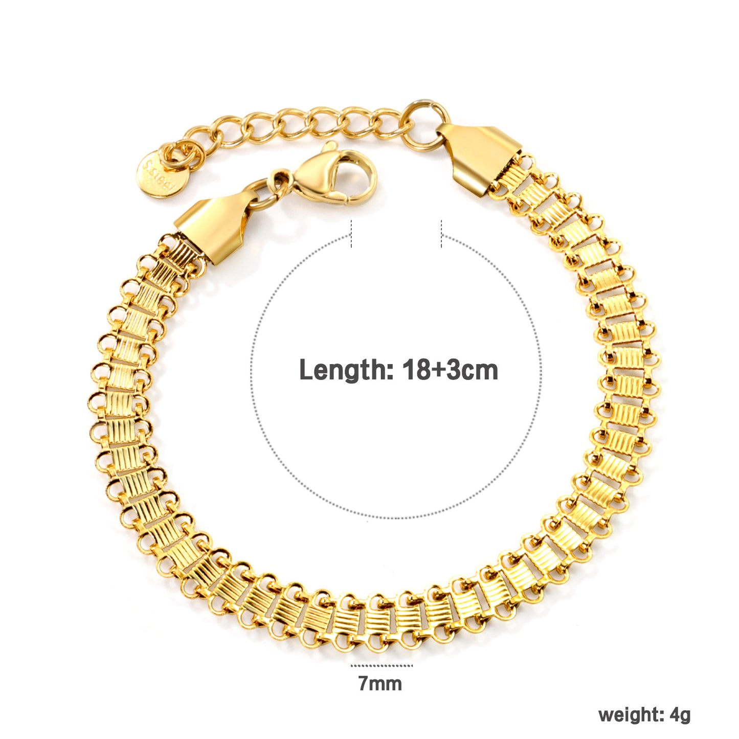 Bracciale ciliegia placcato oro