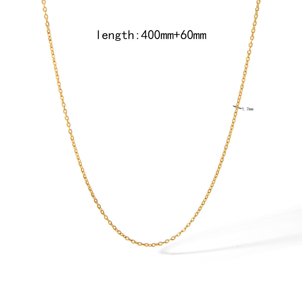 Collana acciaio inox personalizzabile