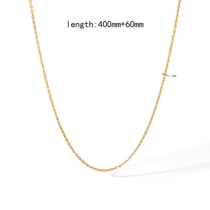 Collana acciaio inox personalizzabile