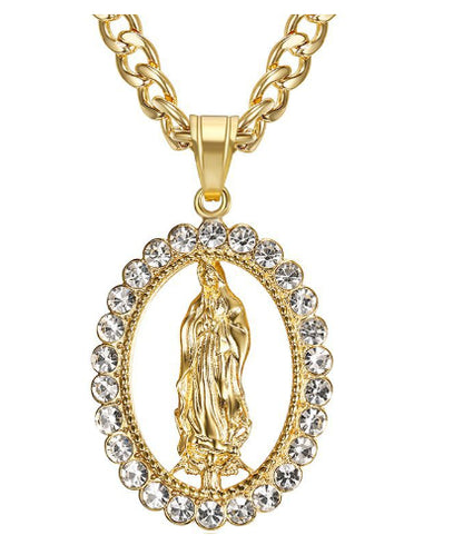 Ciondolo Madonna dorato