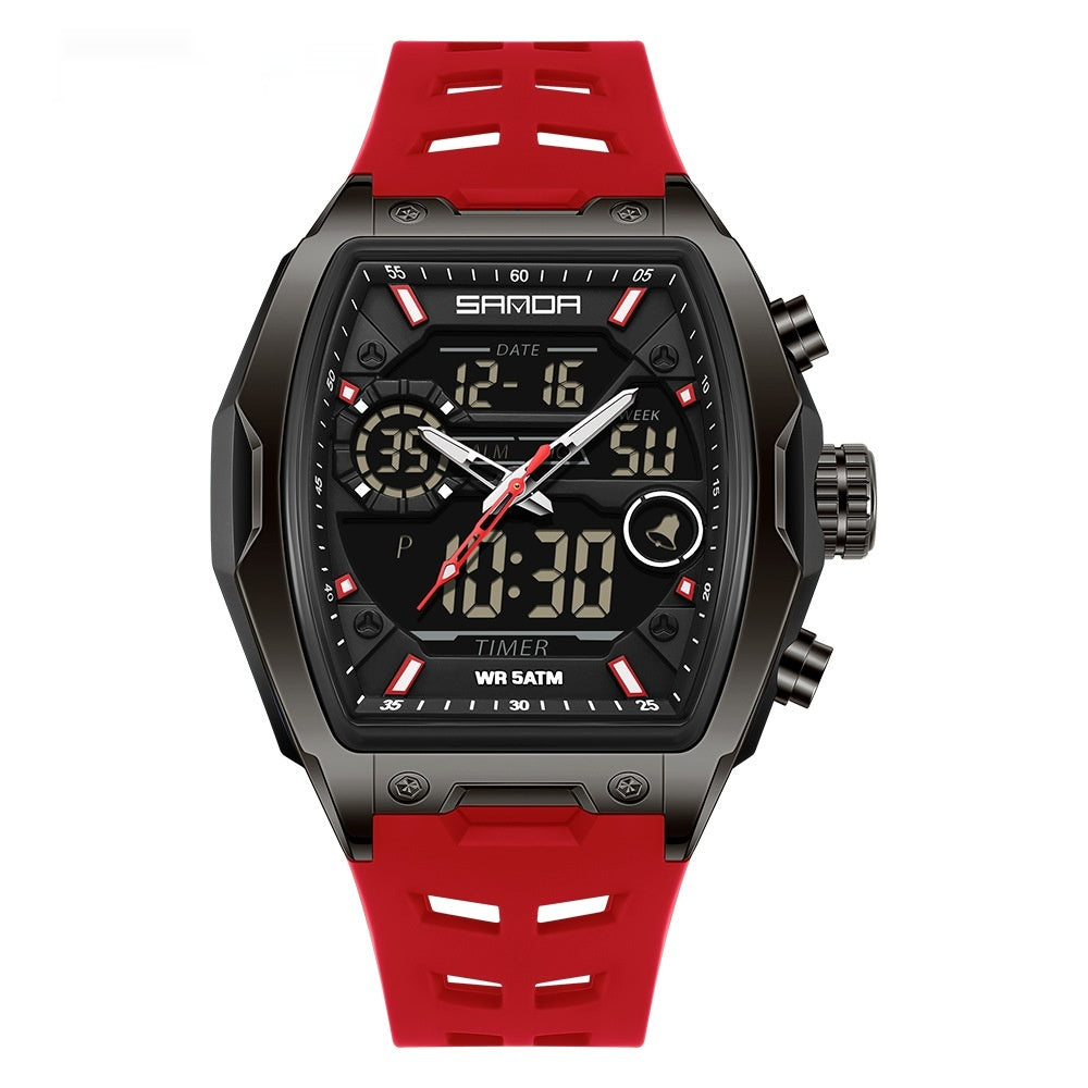 Orologio sportivo impermeabile a cilindro