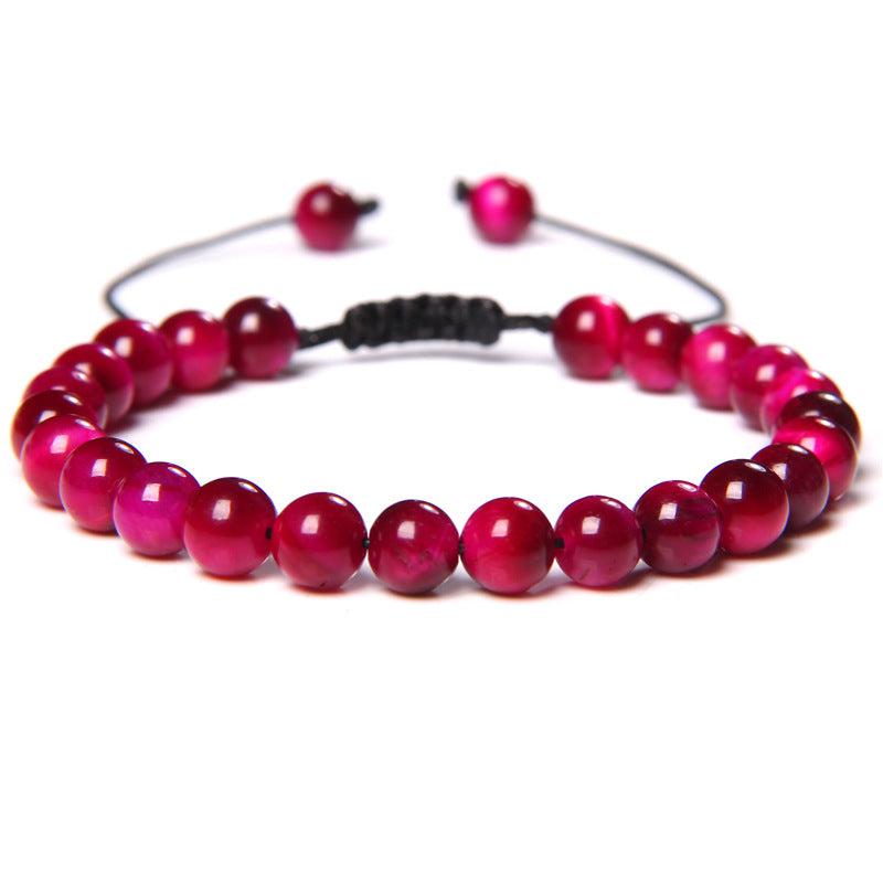Bracciale occhio di tigre tessuto