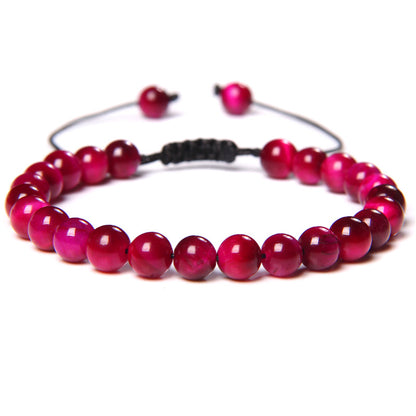Bracciale occhio di tigre tessuto