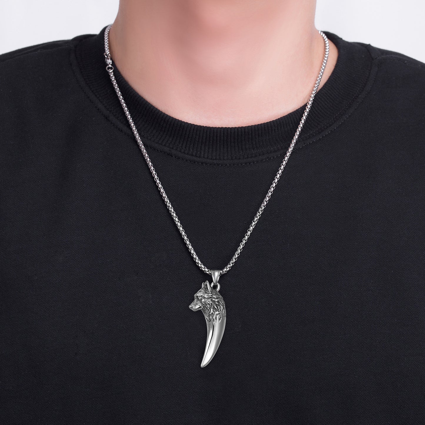 Collana lupo retro