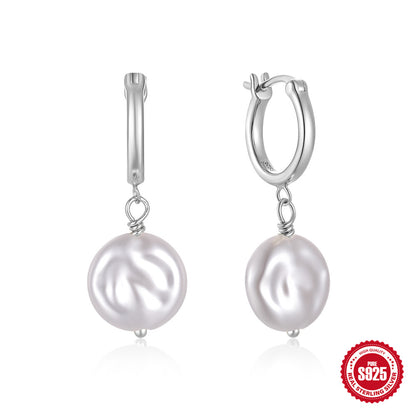Orecchini perle barocche argento 925
