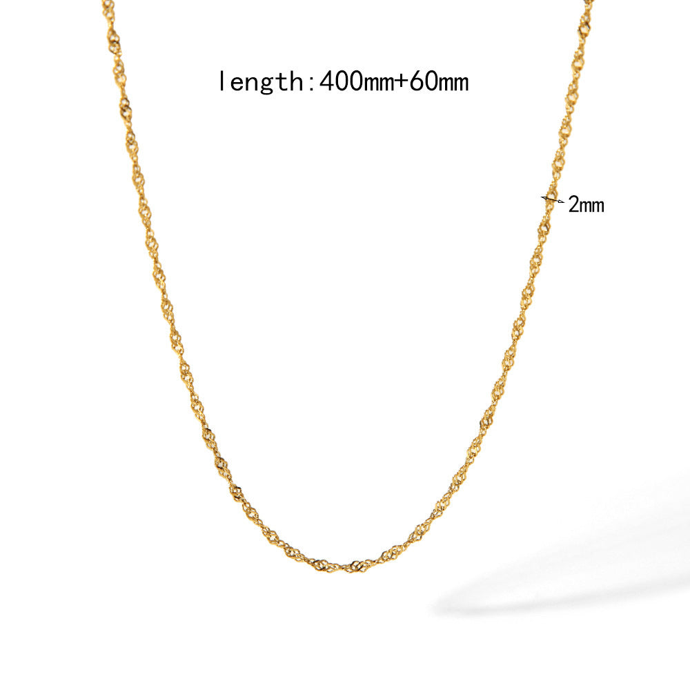 Collana acciaio inox personalizzabile