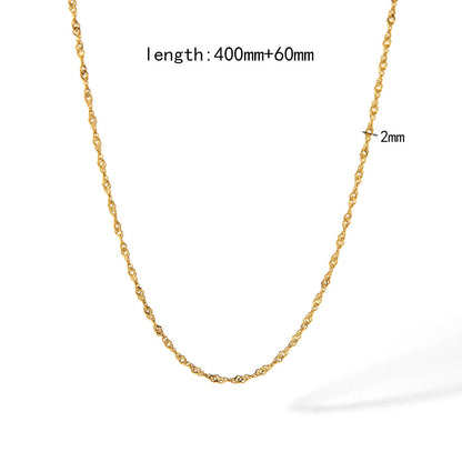 Collana acciaio inox personalizzabile