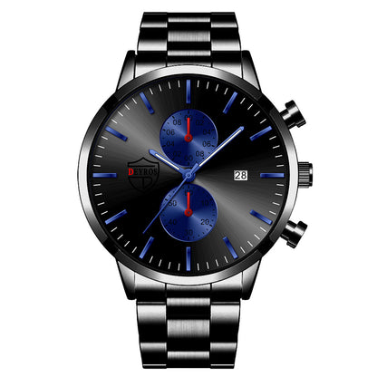 Orologio da uomo acciaio luminoso
