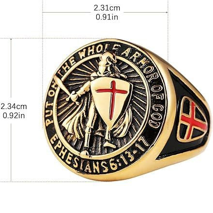 Anello croce templare