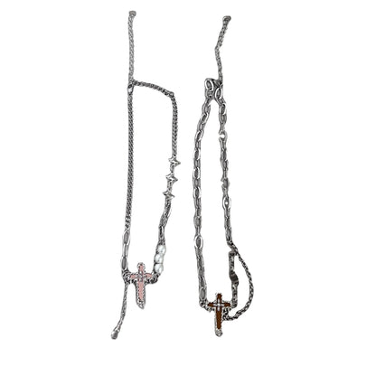 Collana Croce Specchio