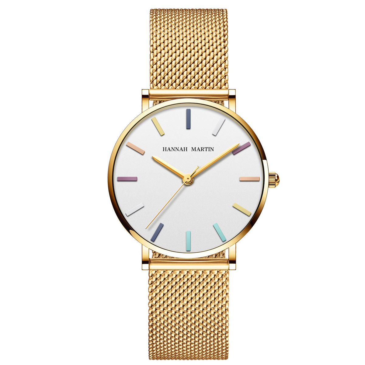 Orologio da donna impermeabile arcobaleno
