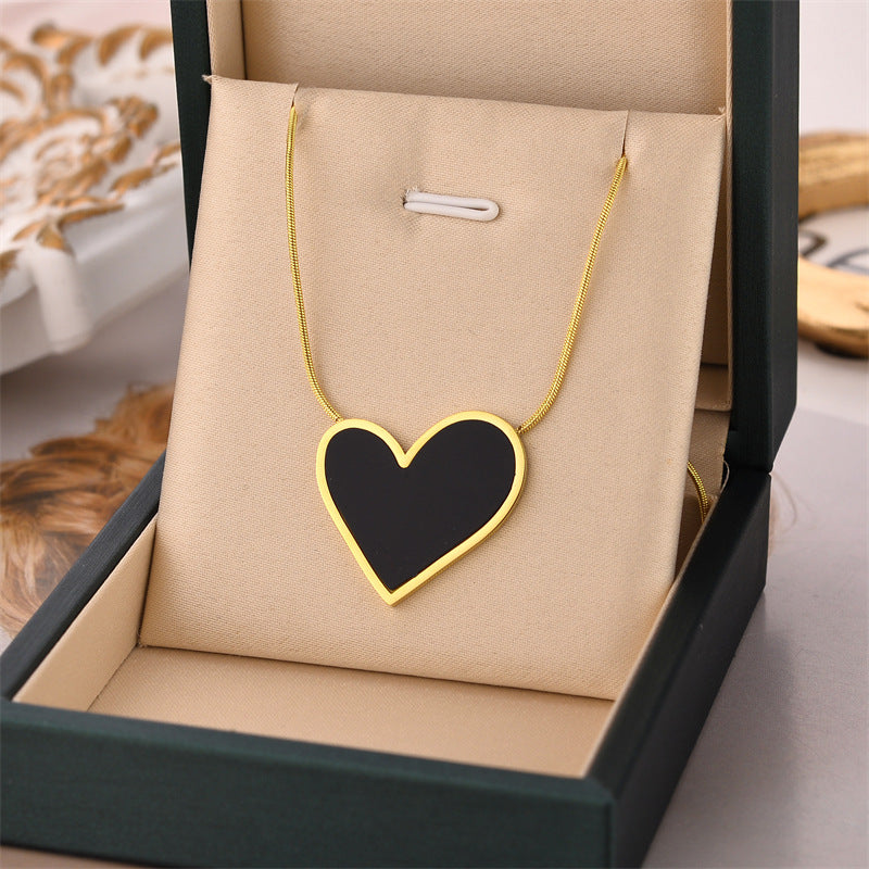 Collana titanio stile dark