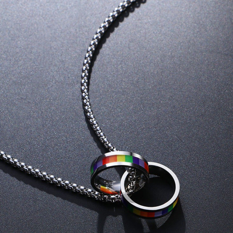 Collana titanio minimalista