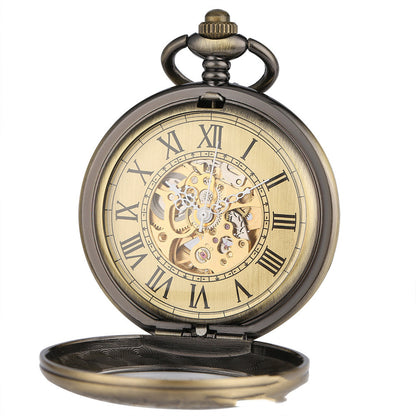 Orologio da tasca meccanico inciso