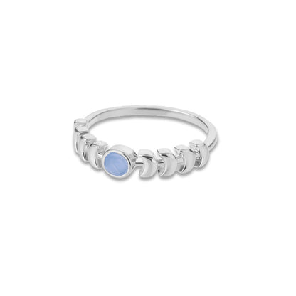 Anello donna luna opale