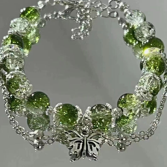 Bracciale farfalla verde