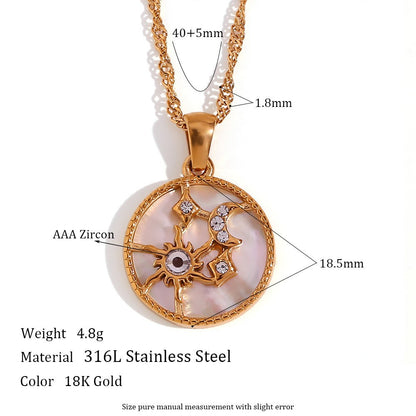Collana retrò in acciaio