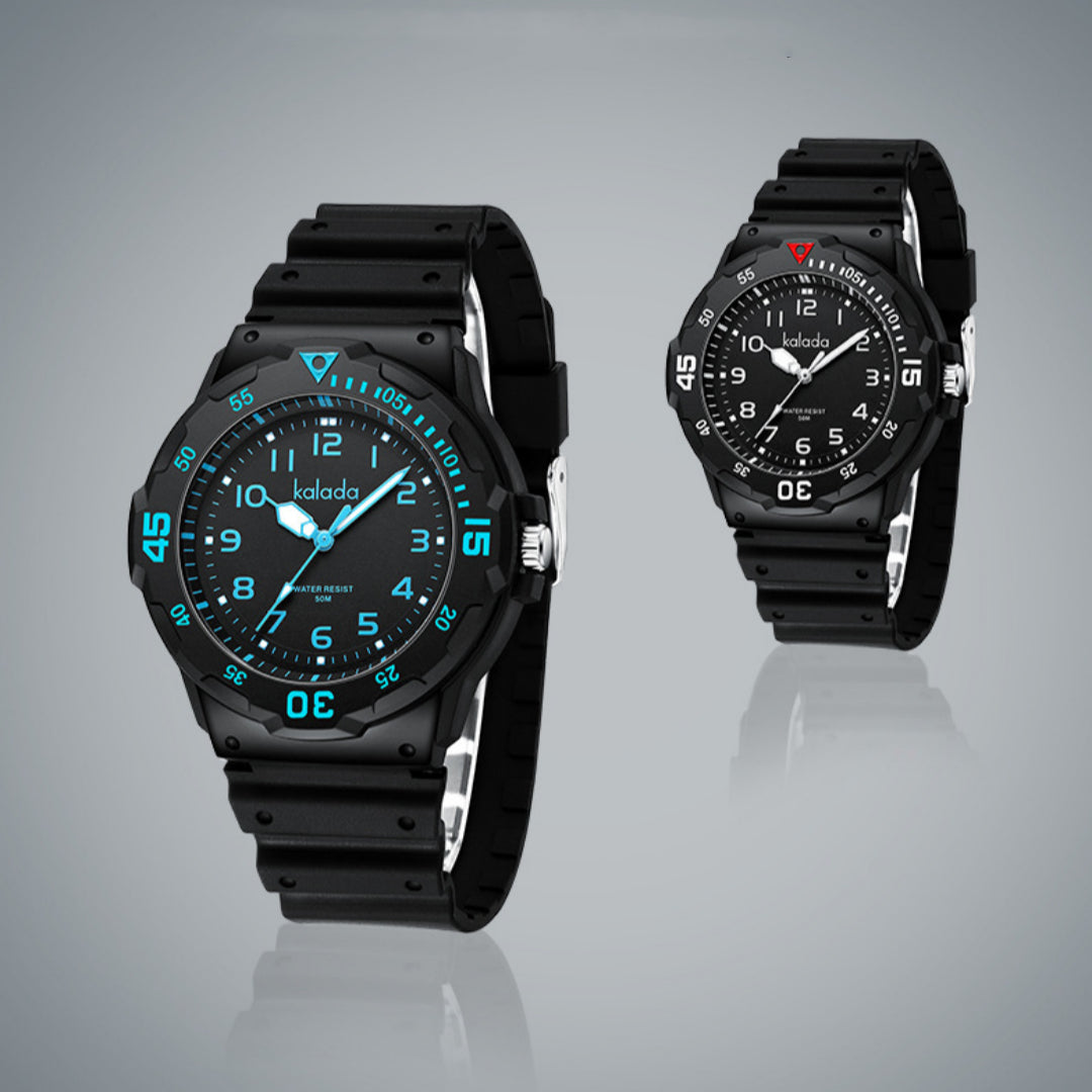 Orologio sportivo lancette luminose