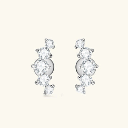 Orecchini moissanite