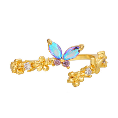 Anello farfalla sfumato