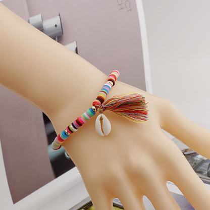 Bracciale bohemien arcobaleno
