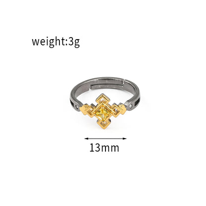 Anello vintage geometrico ricordo