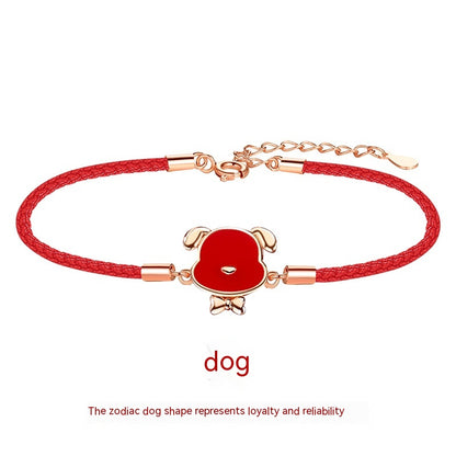 Bracciale rosso zodiaco