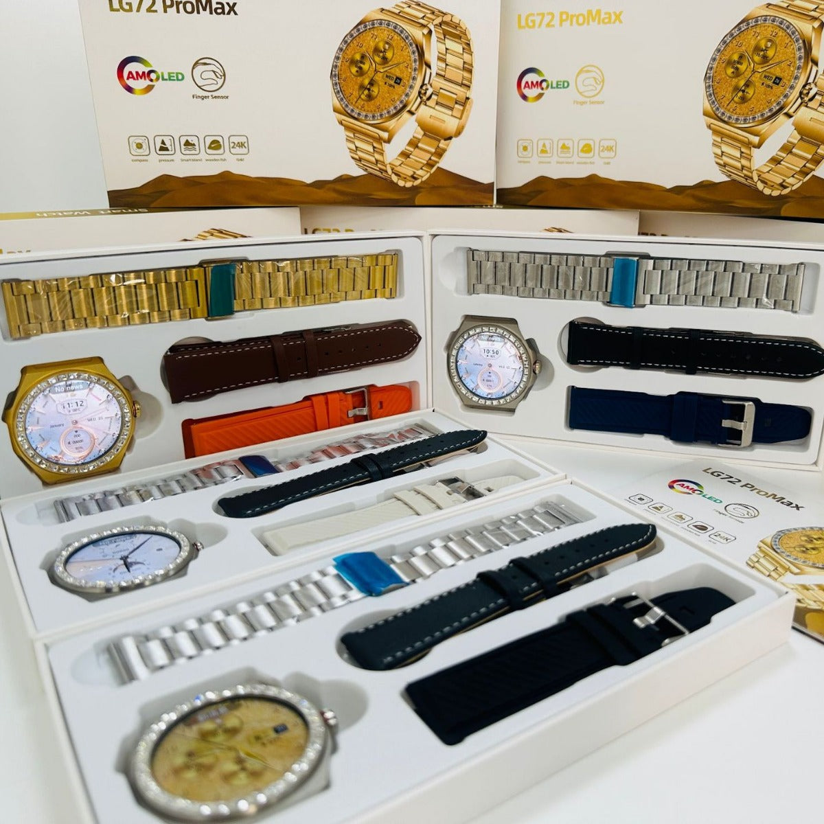 Orologio tre cinturini