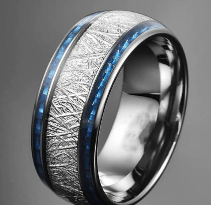 Anello titanio da uomo opaco