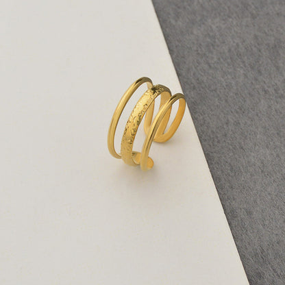Anello tre righe regolabile