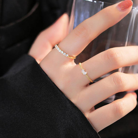 Anello cuore con zircone donna