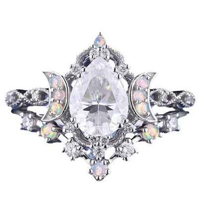 Anello Coppia Pietra di Luna