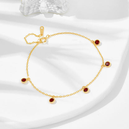 Bracciale argento e oliva