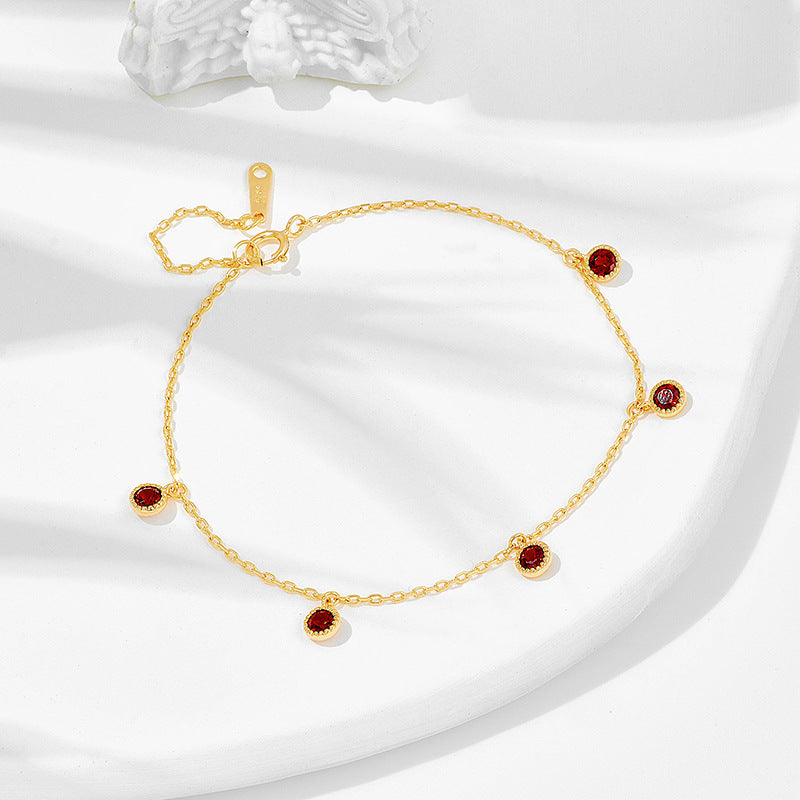 Bracciale argento e oliva