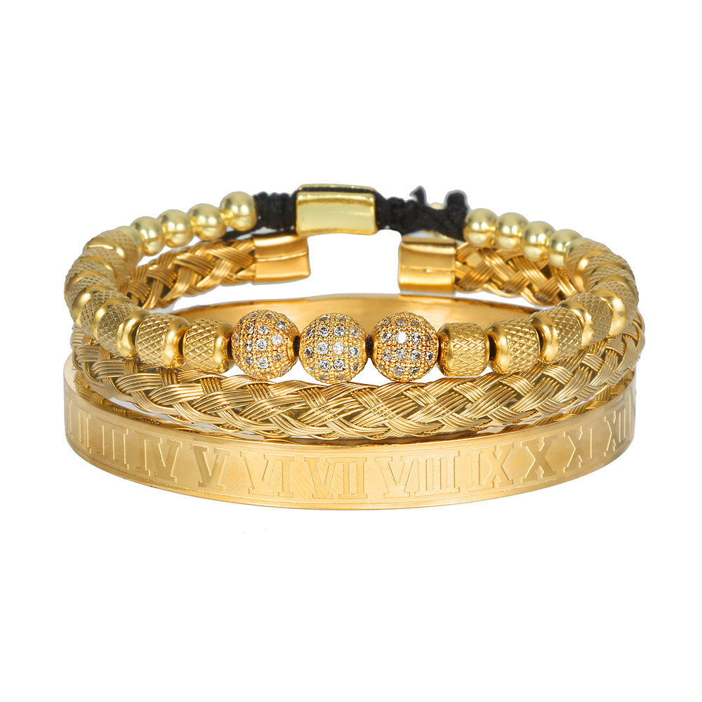 Bracciale scheletro intrecciato