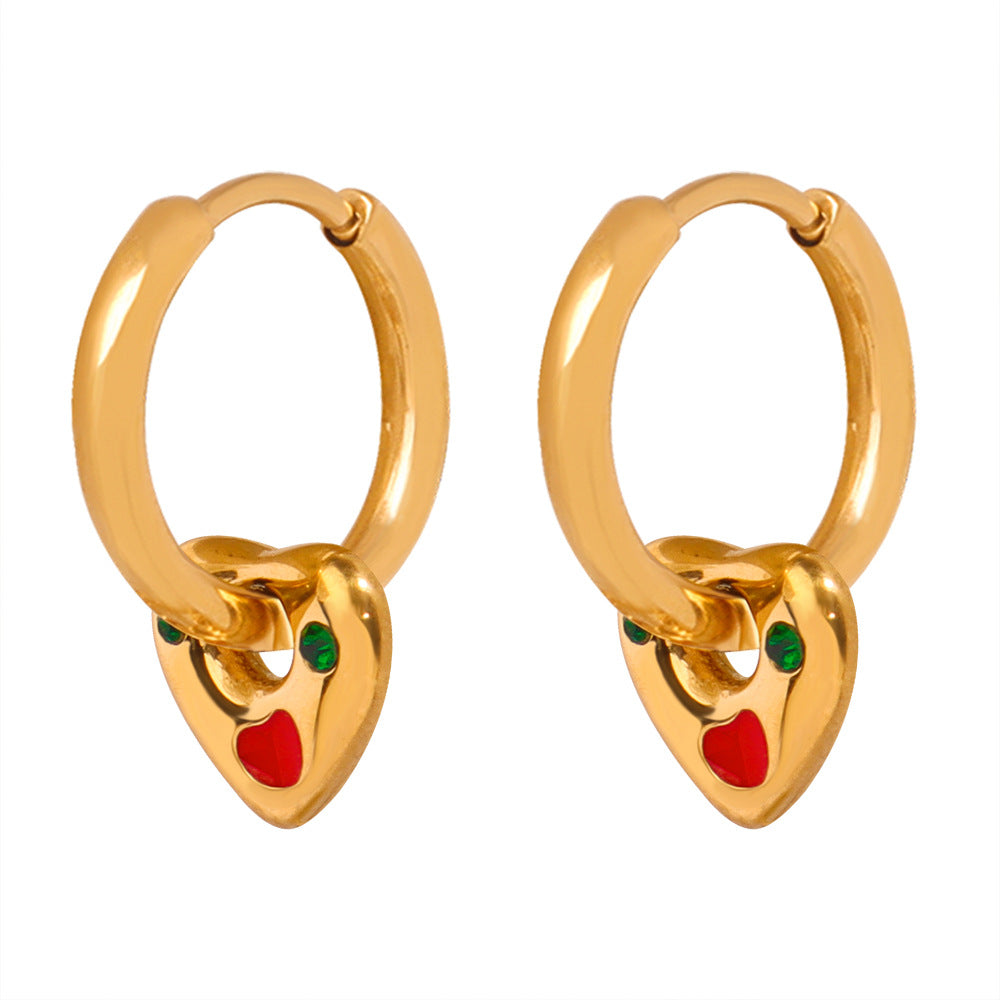 Charm cuore smaltato
