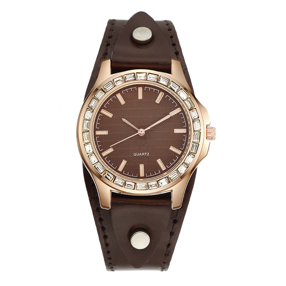 Orologio bracciale con diamanti pavé