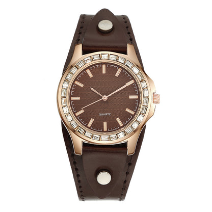Orologio bracciale con diamanti pavé