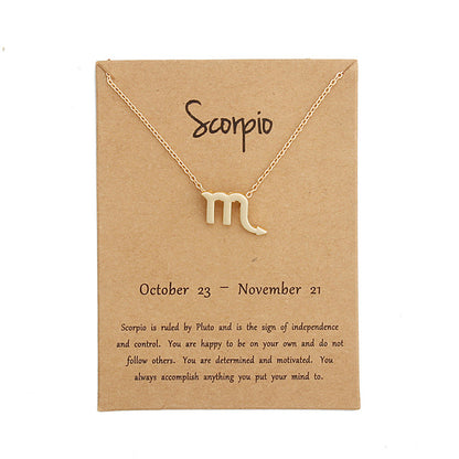 Collana segno zodiacale oro