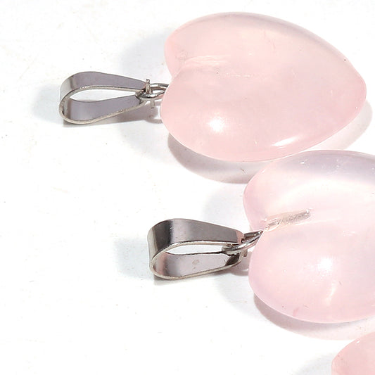 Collana cuore pietra di pesca