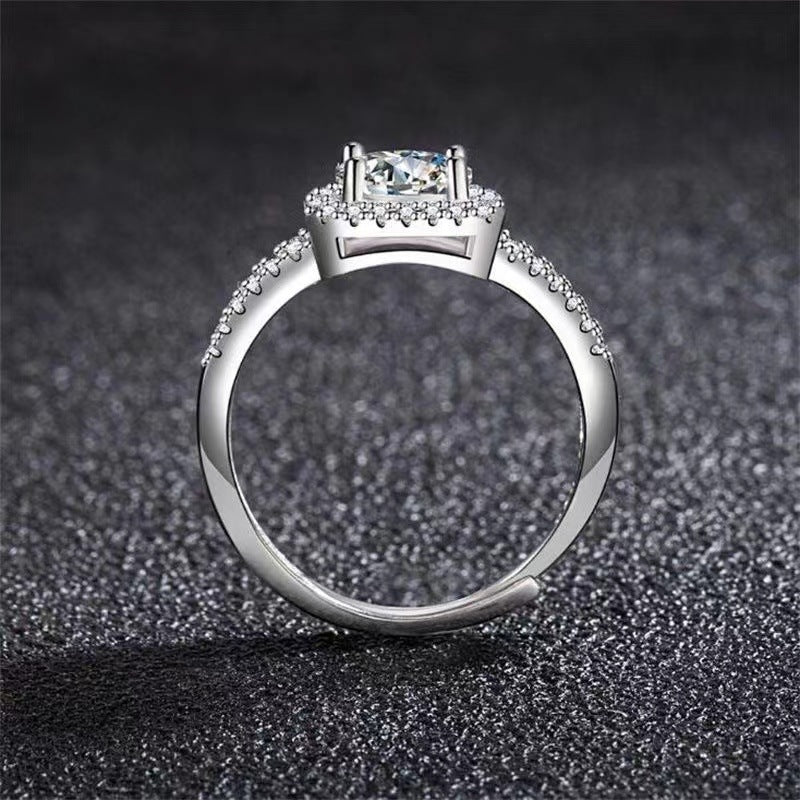 Anello topazio e diamanti
