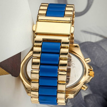 Orologio tre quadranti in acciaio