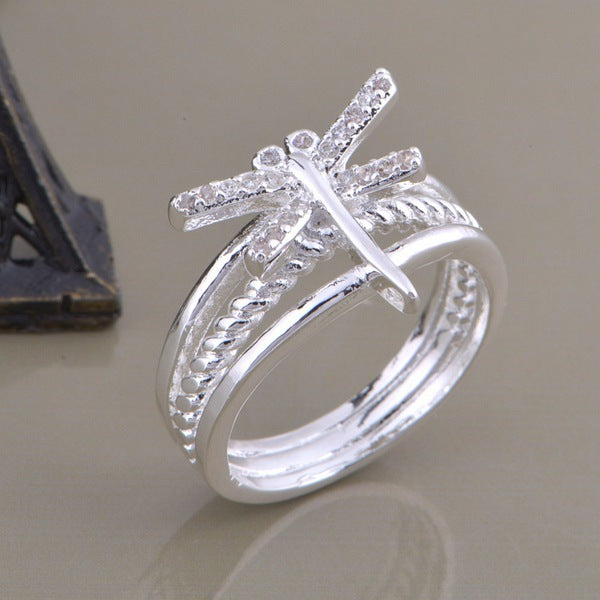 Anello argento 925 placcato