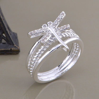 Anello argento 925 placcato