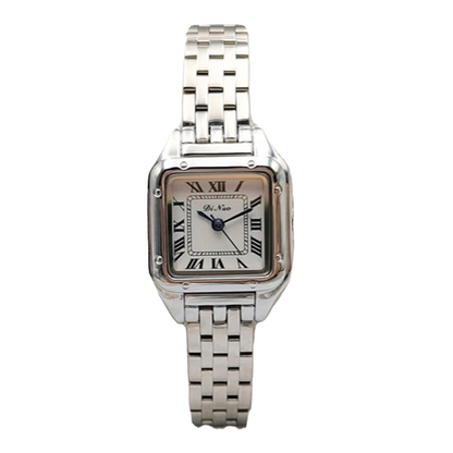 Orologio quadrato acciaio al quarzo